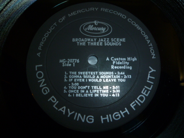 画像: THREE SOUNDS/PLAY JAZZ ON BROADWAY