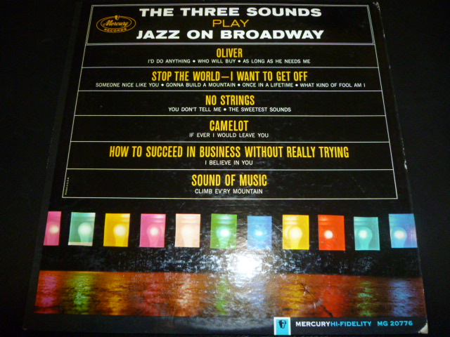 画像1: THREE SOUNDS/PLAY JAZZ ON BROADWAY