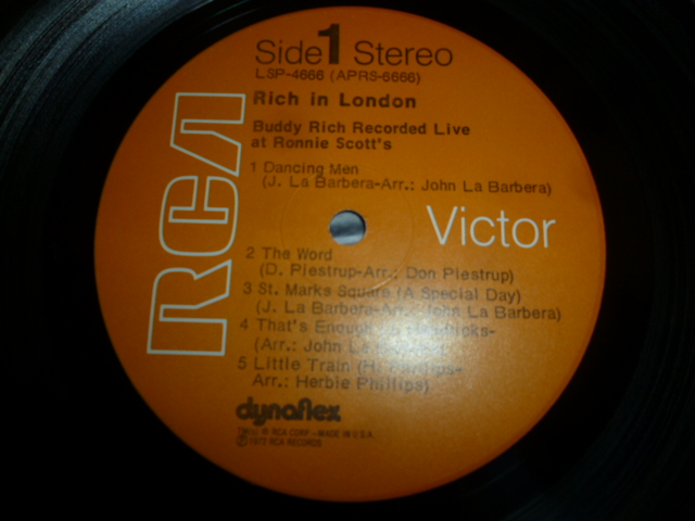 画像: BUDDY RICH/RICH IN LONDON