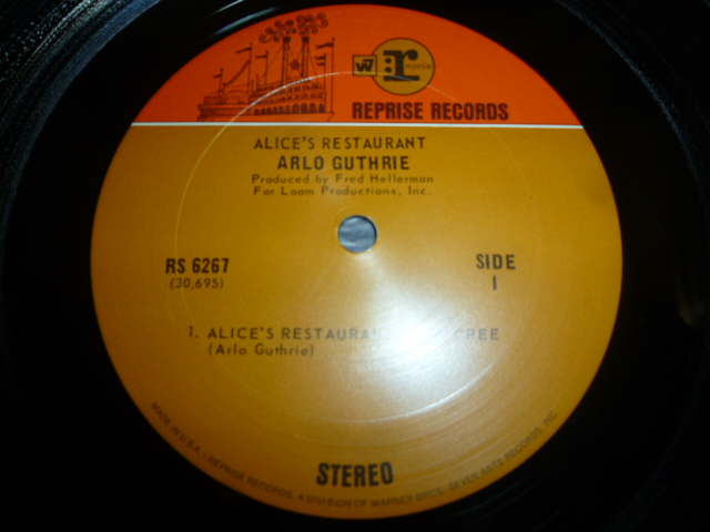 画像: ARLO GUTHRIE/ALICE'S RESTAURANT