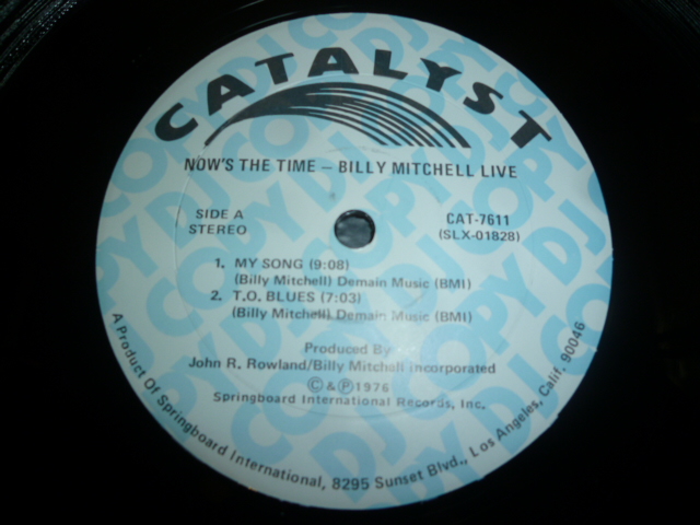 画像: BILLY MITCHELL/NOW'S THE TIME