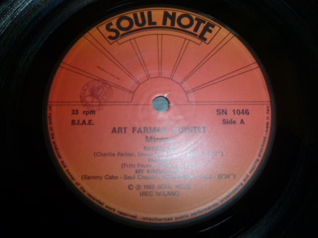 画像: ART FARMER QUINTET/MIRAGE