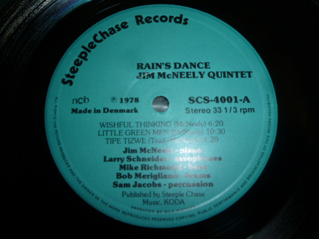 画像: JIM McNEELY QUINTET/RAIN'S DANCE