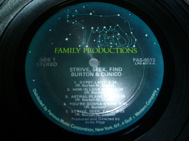 画像: BURTON & CUNICO/STRIVE, SEEK, FIND