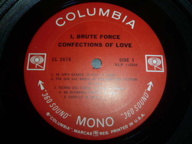 画像: BRUTE FORCE/CONFECTIONS OF LOVE