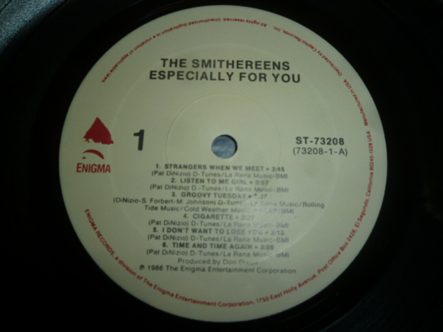 画像: SMITHEREENS/ESPECIALLY FOR YOU