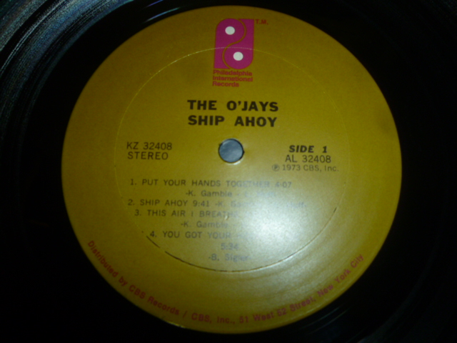 画像: O'JAYS/SHIP AHOY