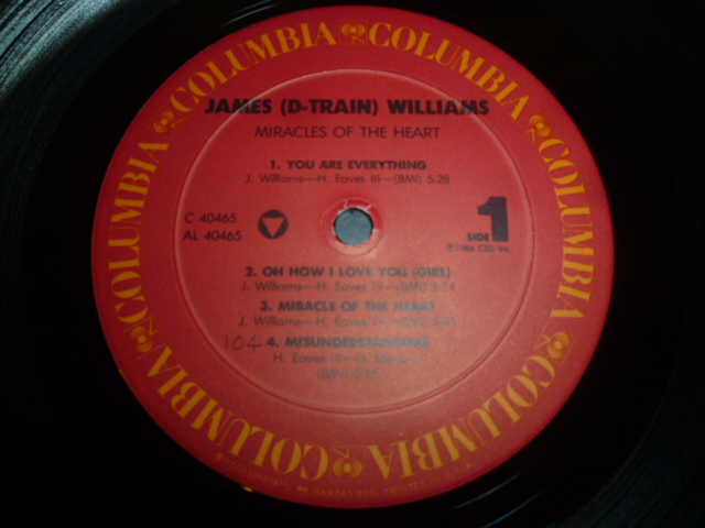 画像: JAMES (D-TRAIN) WILLIAMS/MIRACLES OF THE HEART