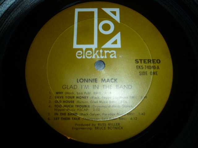 画像: LONNIE MACK/GLAD I'M IN THE BAND