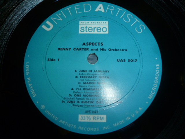 画像: BENNY CARTER/ASPECTS