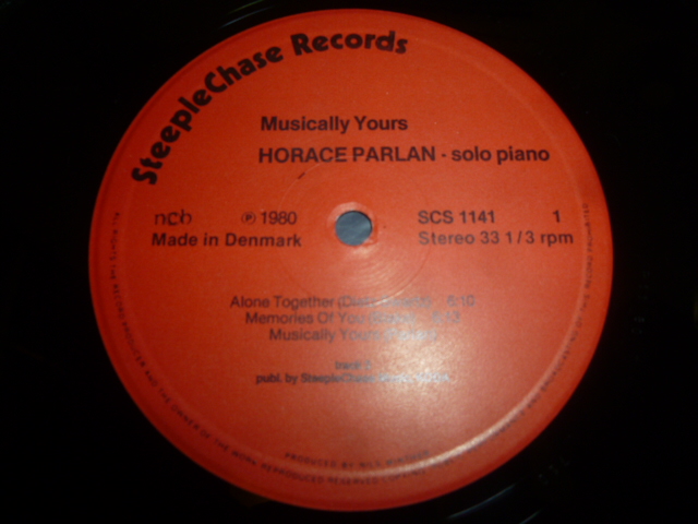 画像: HORACE PARLAN/MUSICALLY YOURS