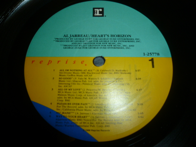 画像: AL JARREAU/HEART'S HORIZON