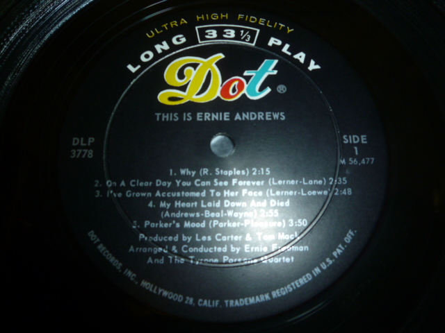 画像: ERNIE ANDREWS/THIS IS ERNIE ANDREWS