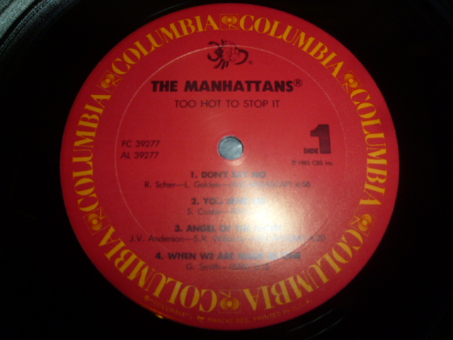 画像: MANHATTANS/TOO HOT TO STOP IT