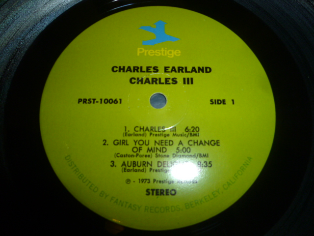 画像: CHARLES EARLAND/CHARLES III