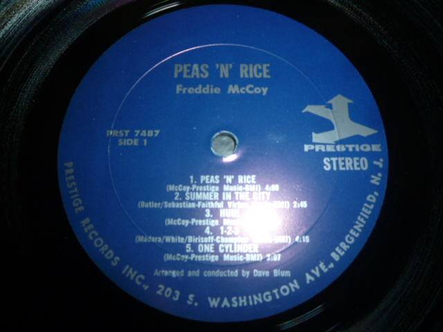 画像: FREDDIE McCOY/PEAS 'N' RICE