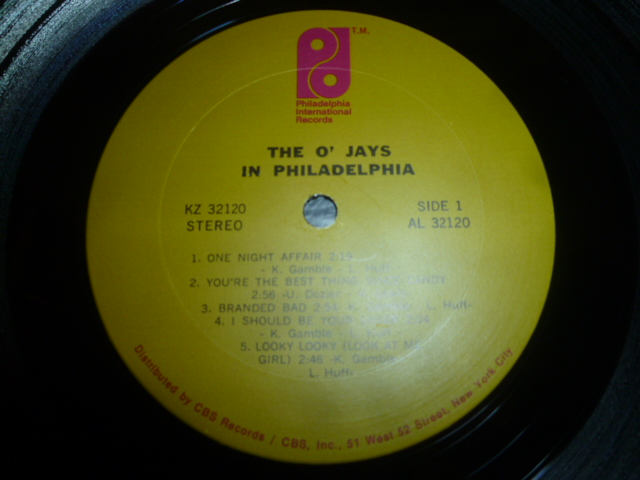 画像: O'JAYS/IN PHILADELPHIA