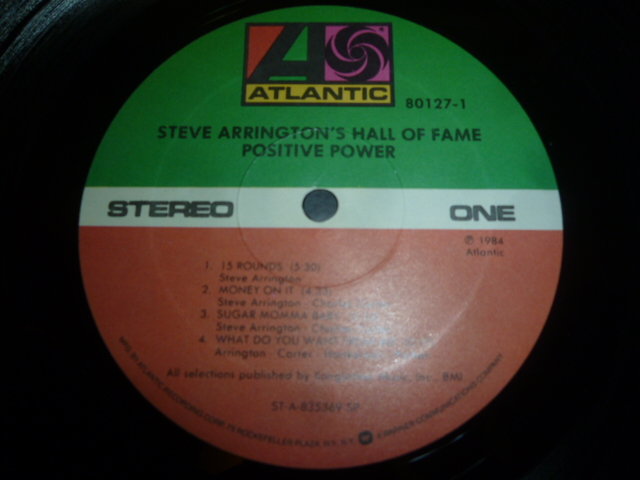 画像: STEVE ARRINGTON'S HALL OF FAME/POSITIVE POWER