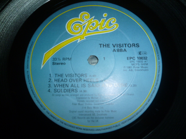 画像: ABBA/THE VISITORS