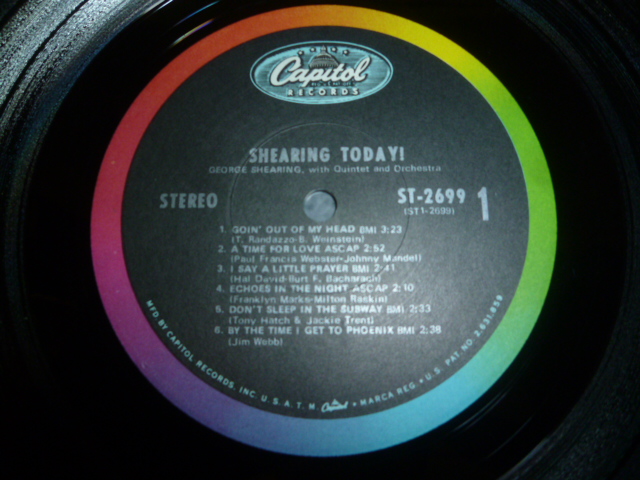 画像: GEORGE SHEARING/SHEARING TODAY !