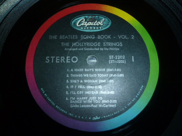 画像: HOLLYRIDGE STRINGS/THE BEATLES SONGBOOK VOL.2