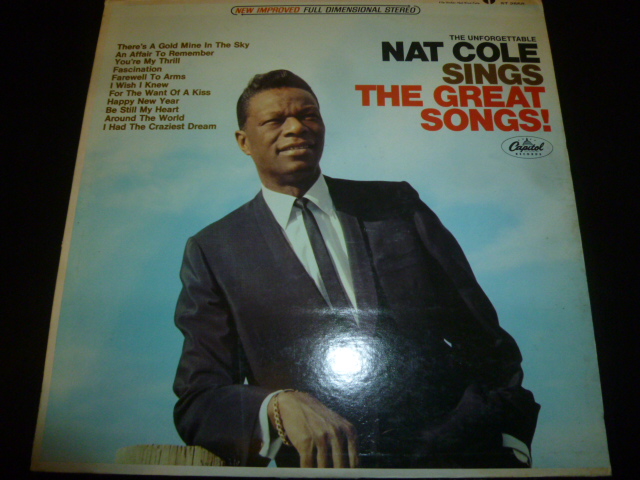画像1: NAT KING COLE/THE UNFORGETTABLE NAT COLE SINGS THE GREAT SONGS