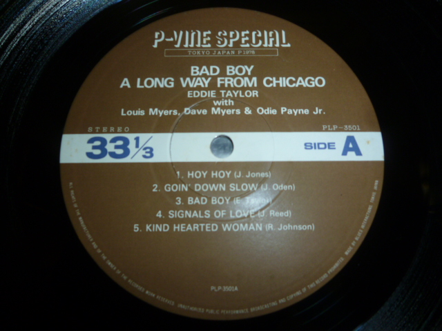 画像: EDDIE TAYLOR/BAD BOY - A LONG WAY FROM CHICAGO