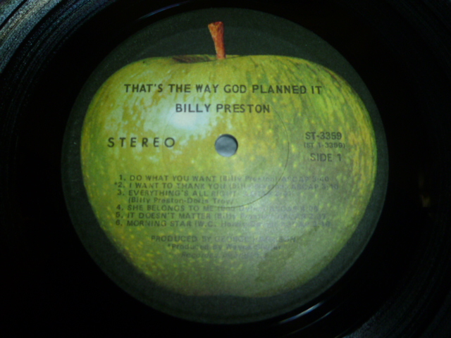 画像: BILLY PRESTON/THAT'S THE WAY GOD PLANNED IT