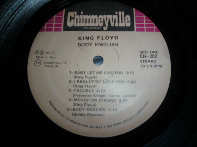 画像: KING FLOYD/BODY ENGLISH