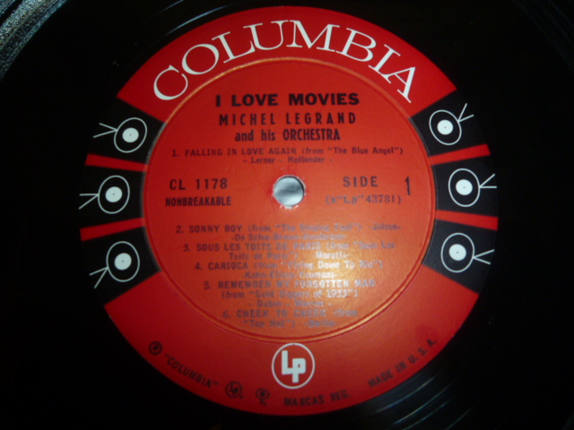 画像: MICHEL LEGRAND & HIS ORCHESTRA/I LOVE MOVIES