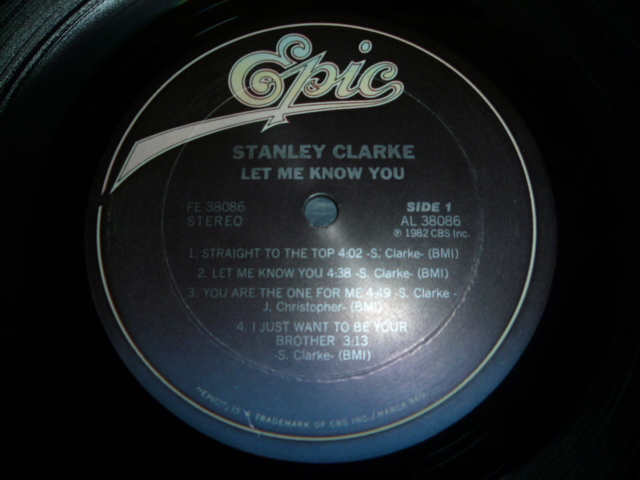 画像: STANLEY CLARKE/LET ME KNOW YOU