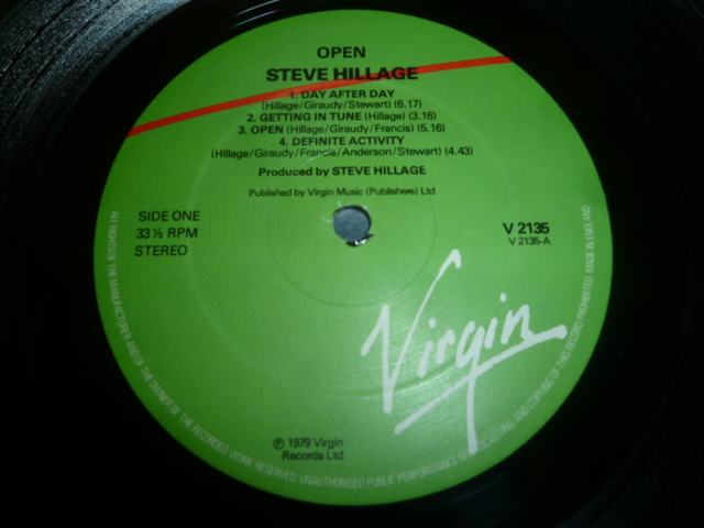 画像: STEVE HILLAGE/OPEN