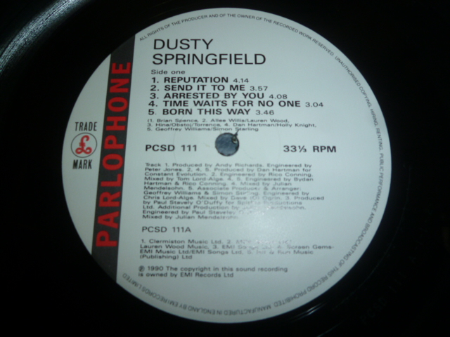 画像: DUSTY SPRINGFIELD/REPUTATION