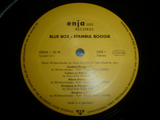 画像: BLUE BOX/STAMBUL BOOGIE