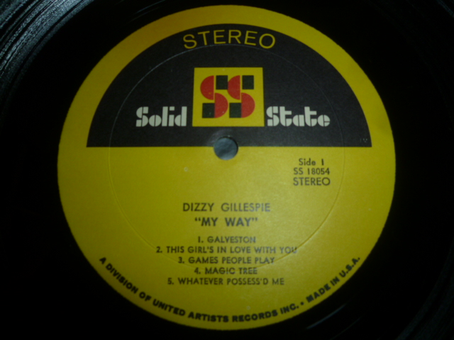 画像: DIZZY GILLESPIE/MY WAY