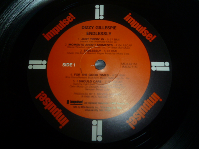 画像: DIZZY GILLESPIE/ENDLESSLY