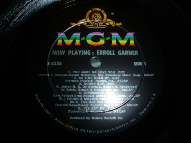 画像: ERROLL GARNER/NOW PLAYING