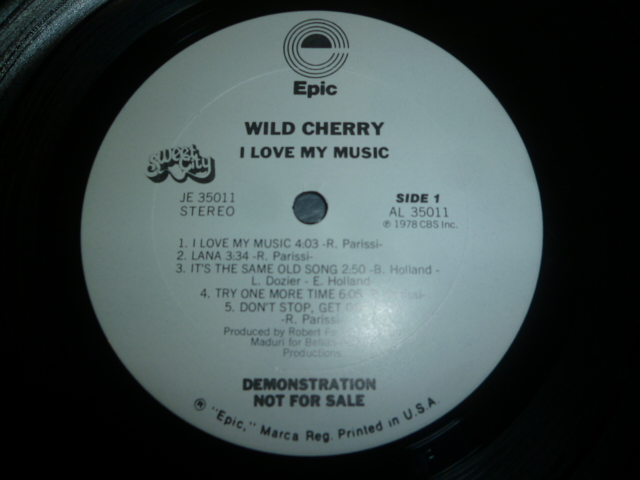 画像: WILD CHERRY/I LOVE MY MUSIC