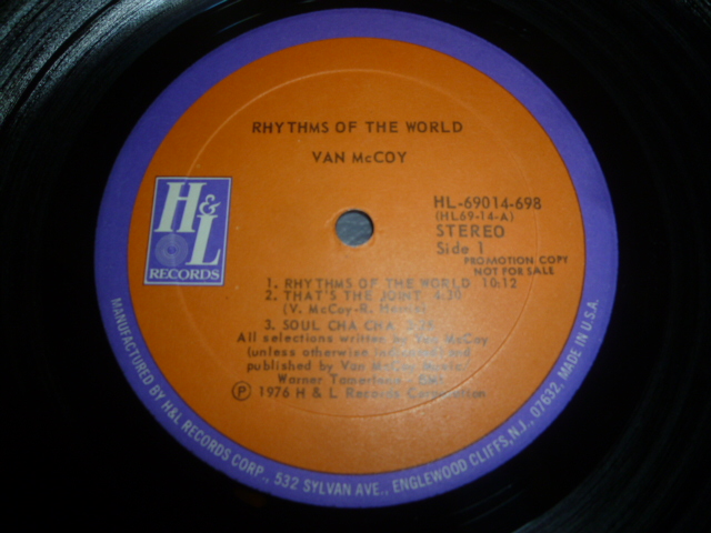 画像: VAN McCOY/RHYTHMS OF THE WORLD