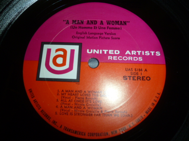 画像: OST/A MAN AND A WOMAN (THE ENGLISH LANGUAGE VERSION)
