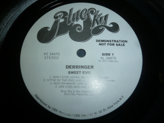 画像: DERRINGER/SWEET EVIL