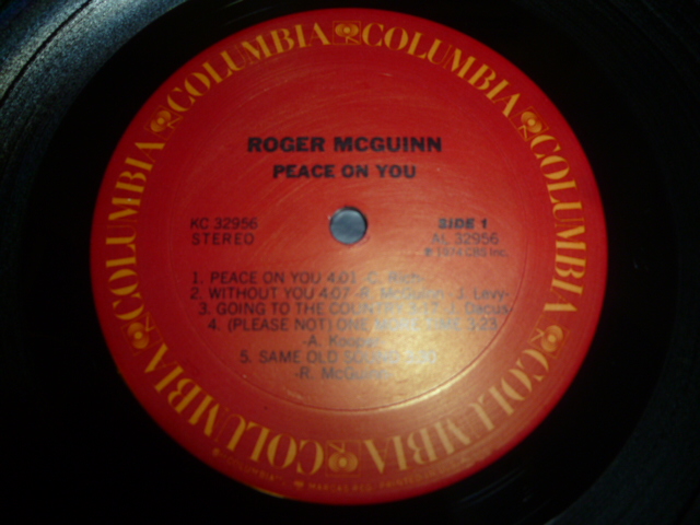 画像: ROGER McGUINN/PEACE ON YOU