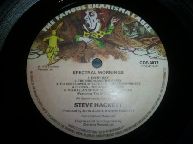 画像: STEVE HACKETT/SPECTRAL MORNINGS