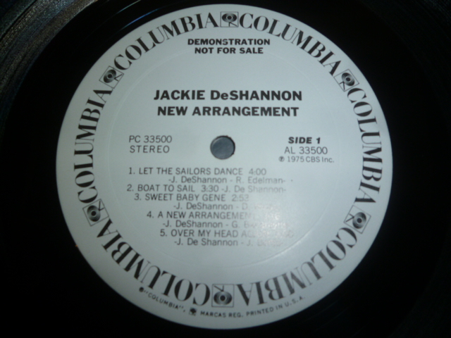 画像: JACKIE DeSHANNON/NEW ARRANGEMENT