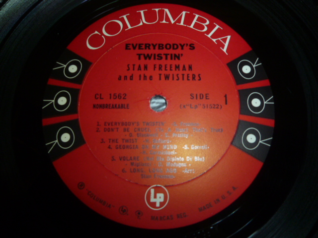 画像: STAN FREEMAN & THE TWISTERS/EVERYBODY'S TWISTIN'