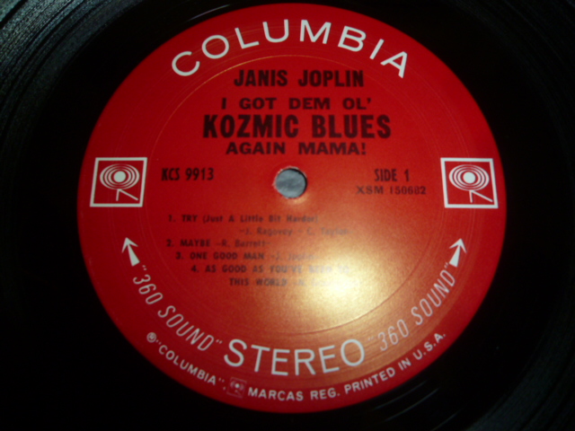 画像: JANIS JOPLIN/I GOT DEM OL' KOZMIC BLUES AGAIN MAMA !