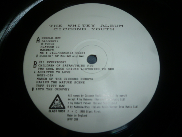 画像: CICCONE YOUTH/THE WHITEY ALBUM