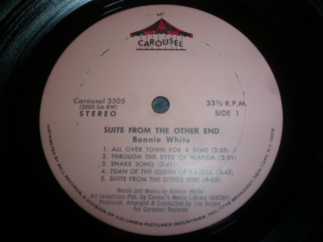 画像: BONNIE WHITE/SUITE FROM THE OTHER END