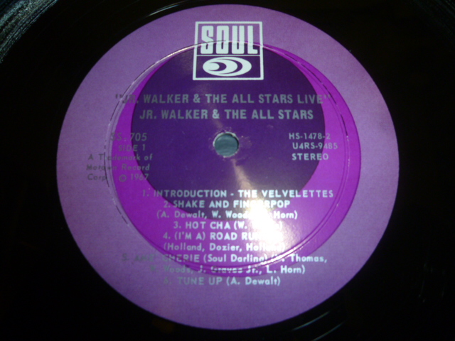 画像: JR. WALKER & THE ALL STARS/LIVE