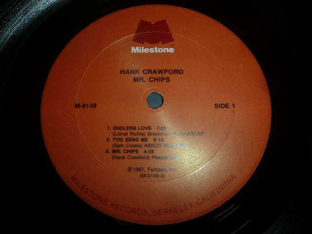 画像: HANK CRAWFORD/MR. CHIPS